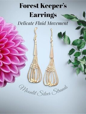 Vintage Sterling Silver Dangle Earrings | The Forest Keeper’s Gift ⭐